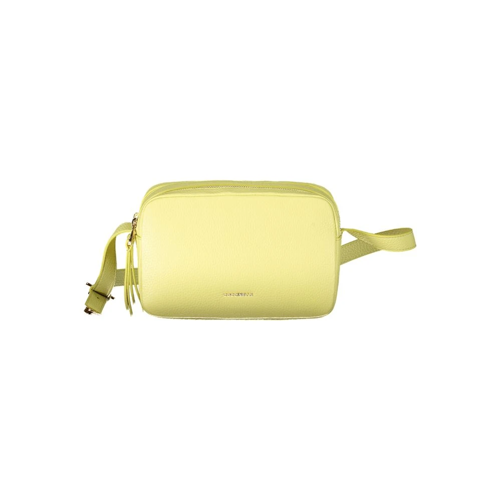 Coccinelle Women's Yellow Leather Shoulder Bag