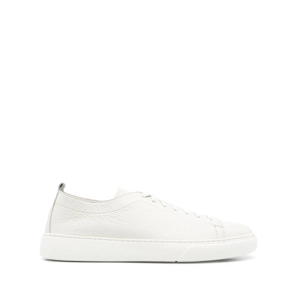 Henderson Baracco Witte Vetersneaker met Rubberen Zool Heren Schoenen