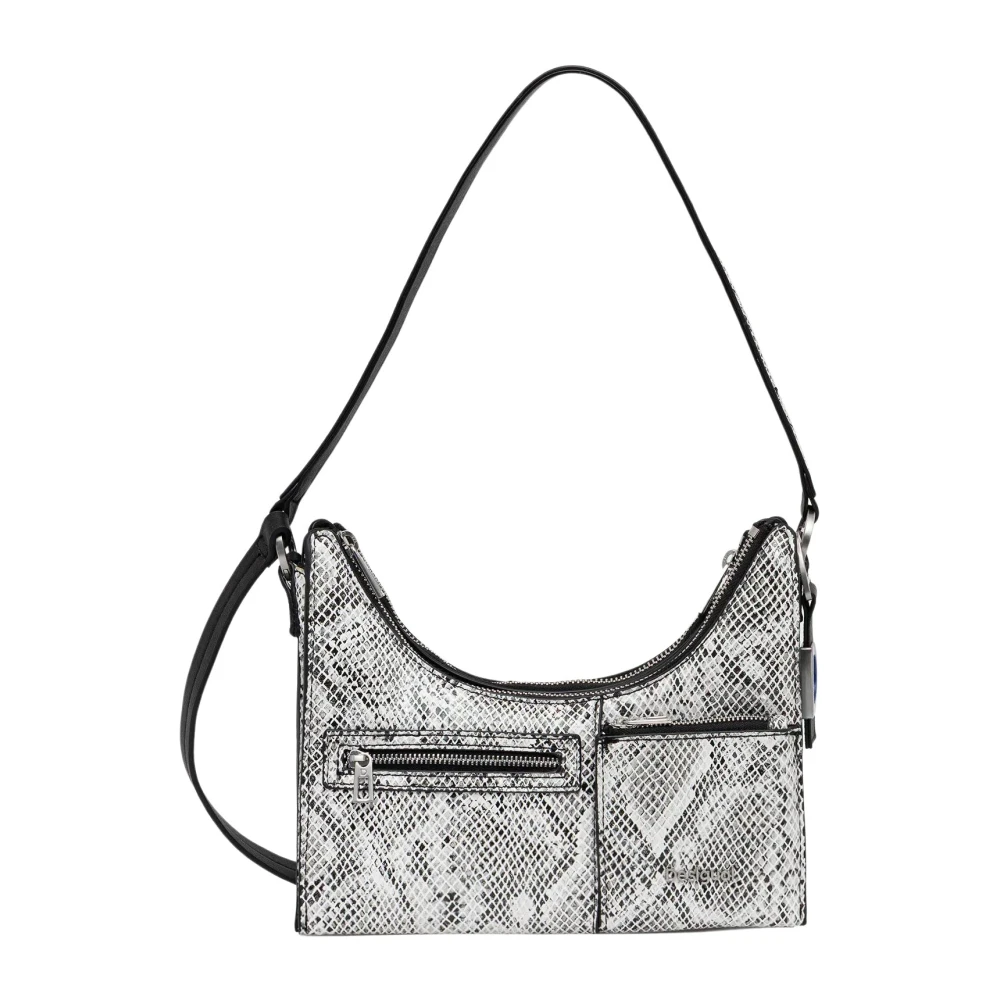 Desigual Damen Schwarz Handtasche Delta Vega - Image 4
