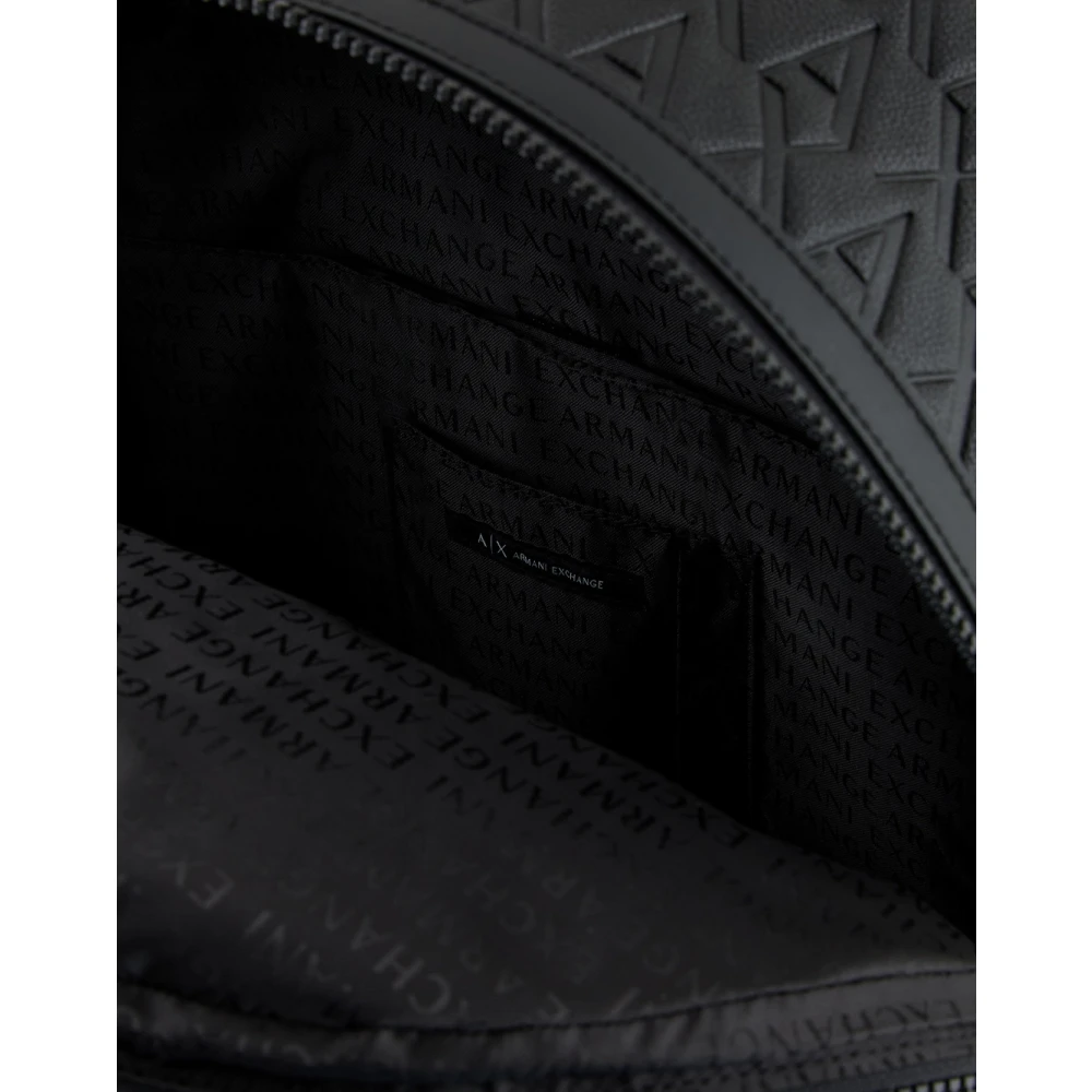 Armani Exchange Elegante Adelaar Rugzak Black Heren