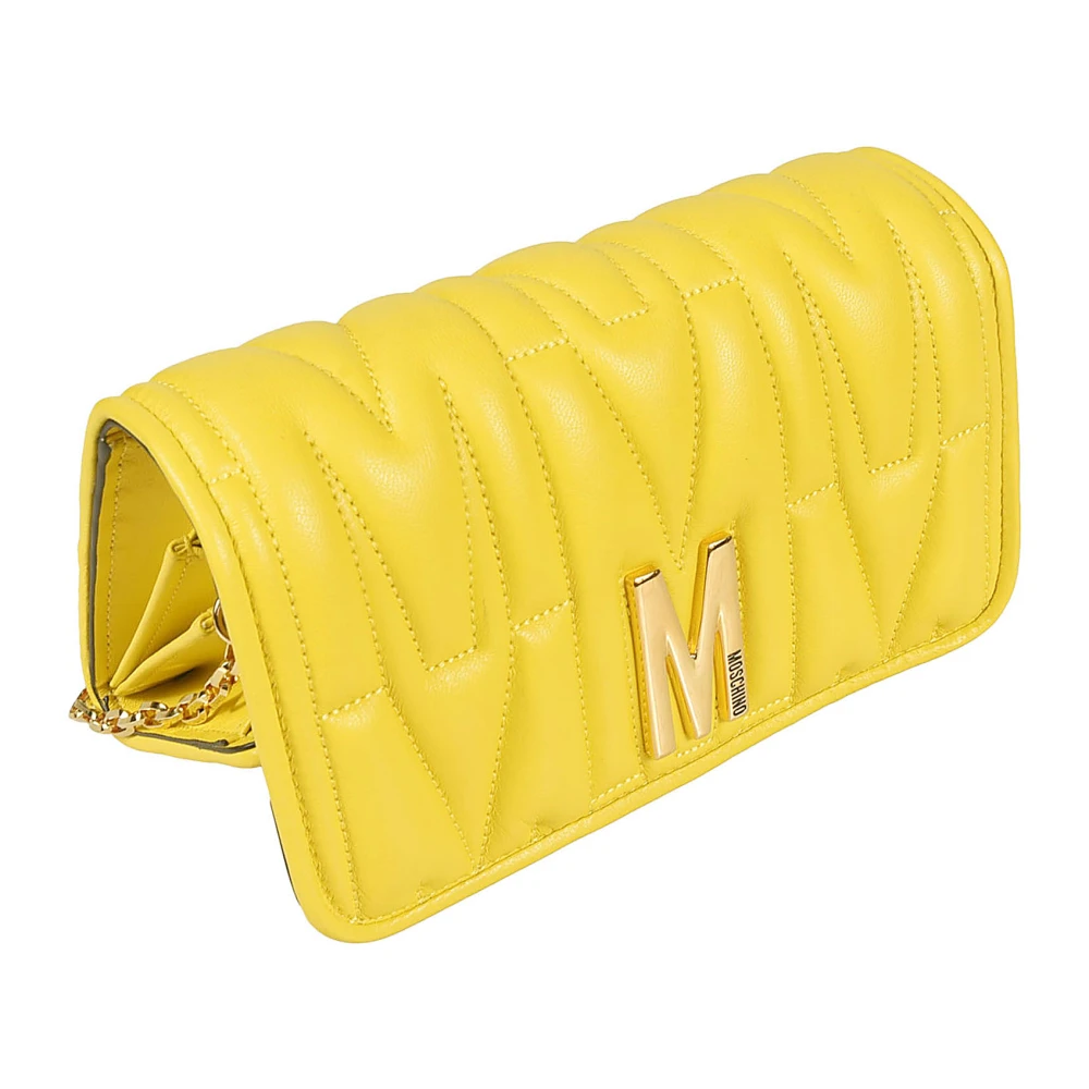 Moschino Modieuze Portemonnees Yellow Dames