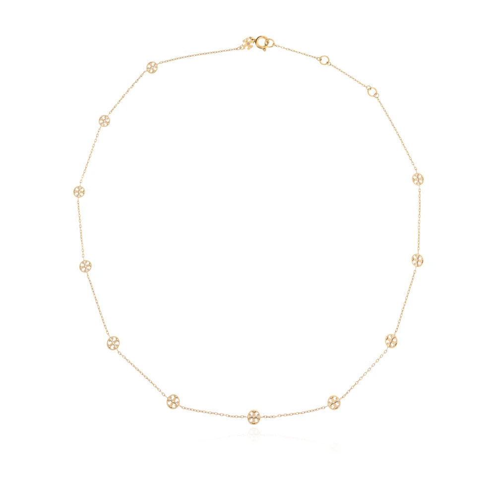 Tory Burch Yellow Necklaces, Female, One Size, Pendant Necklace