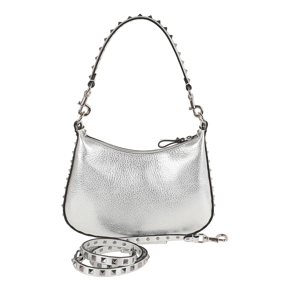 Valentino Garavani Stijlvolle Kleine Hobo Tas Gray Dames