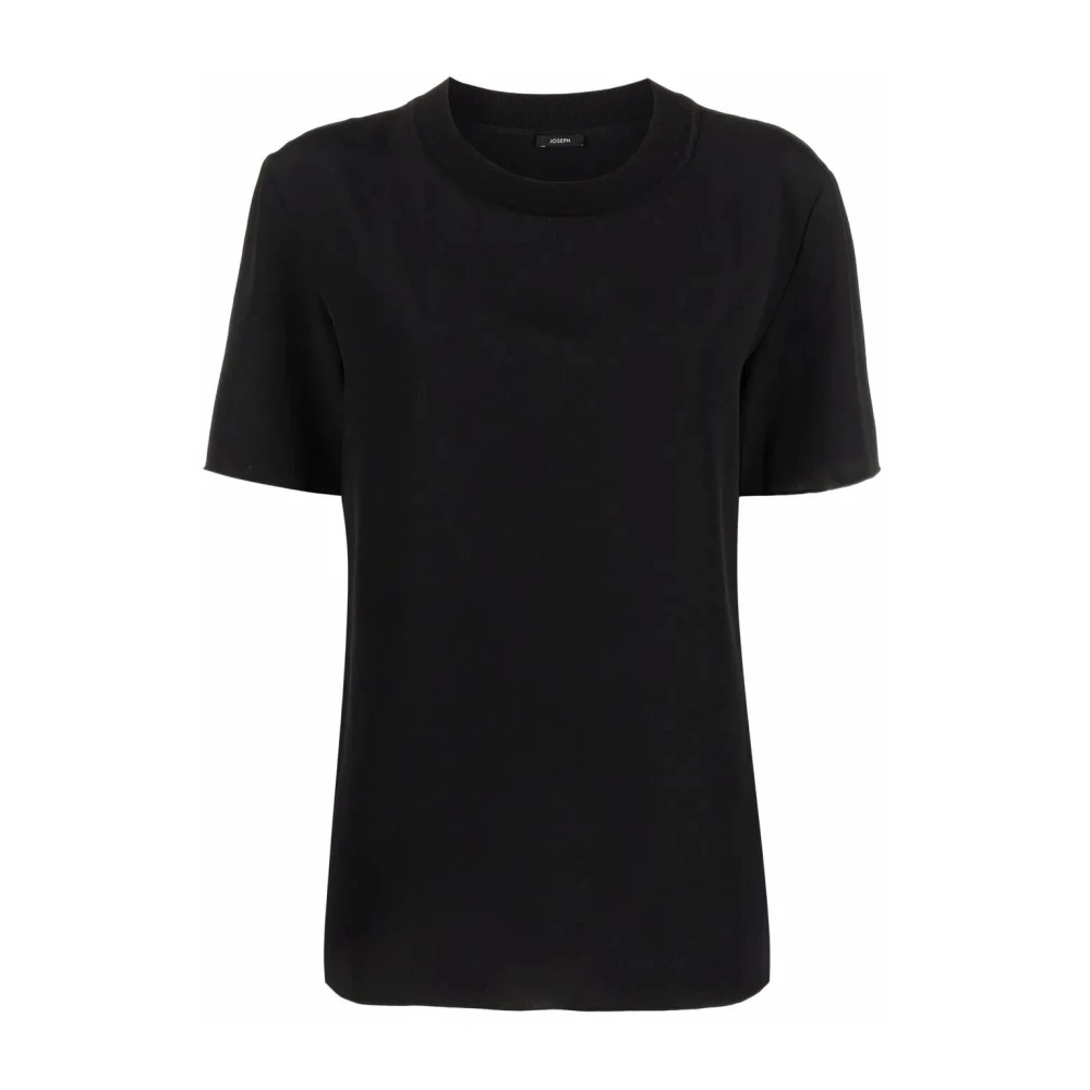 Joseph Zijden Crepe Blouse Elegante Stijl Black Dames