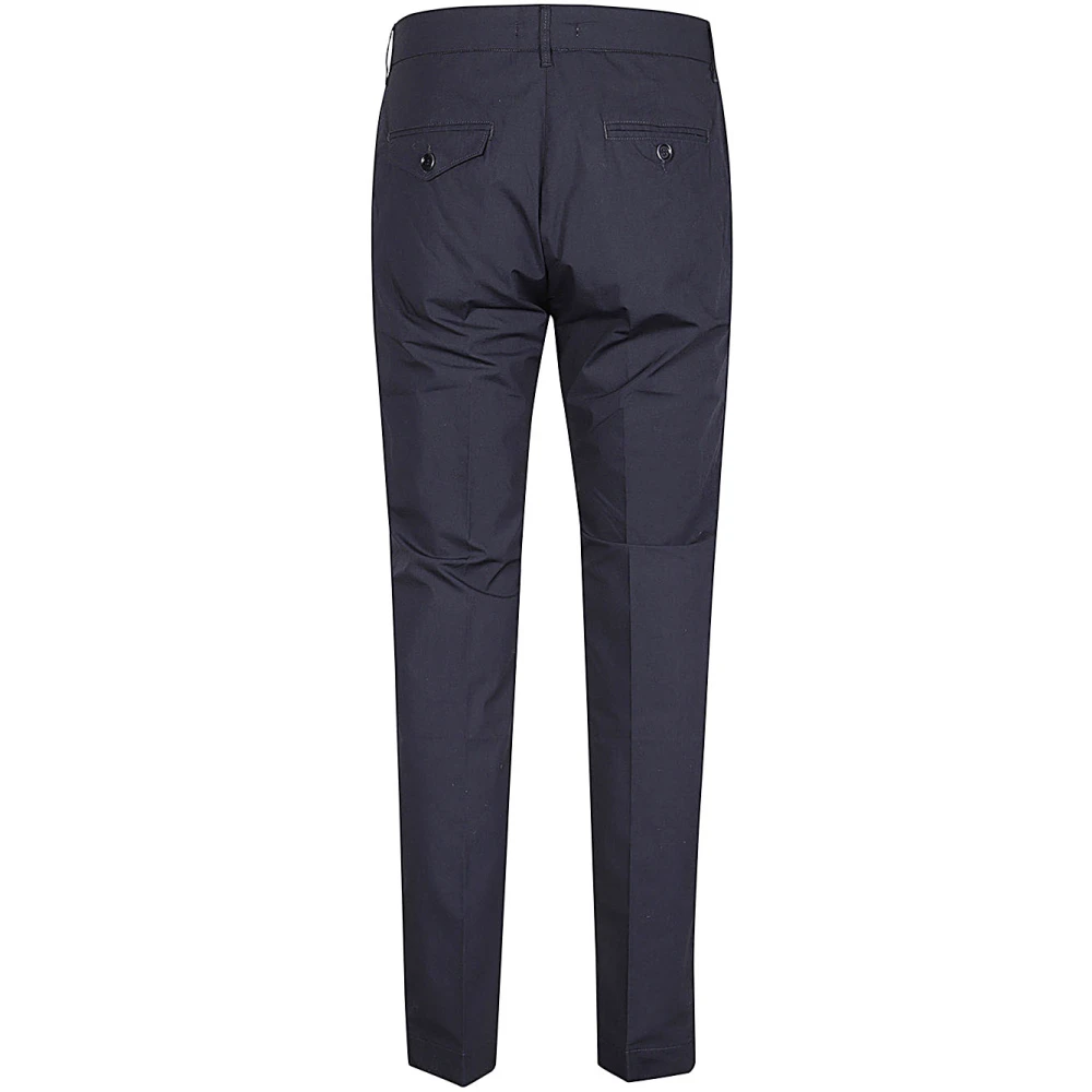 Tela Genova Slim-fit Trousers Blue Heren