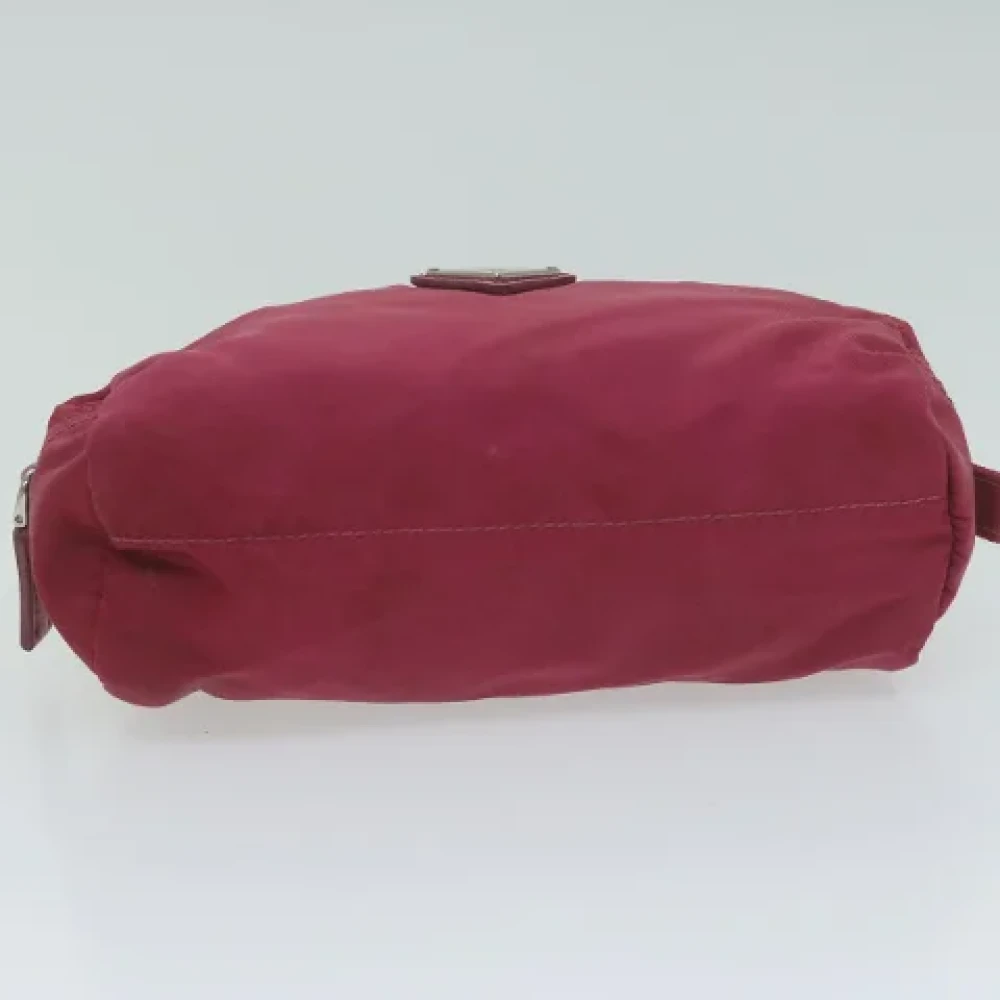 Prada Vintage Pre-owned Nylon pouches Pink Dames