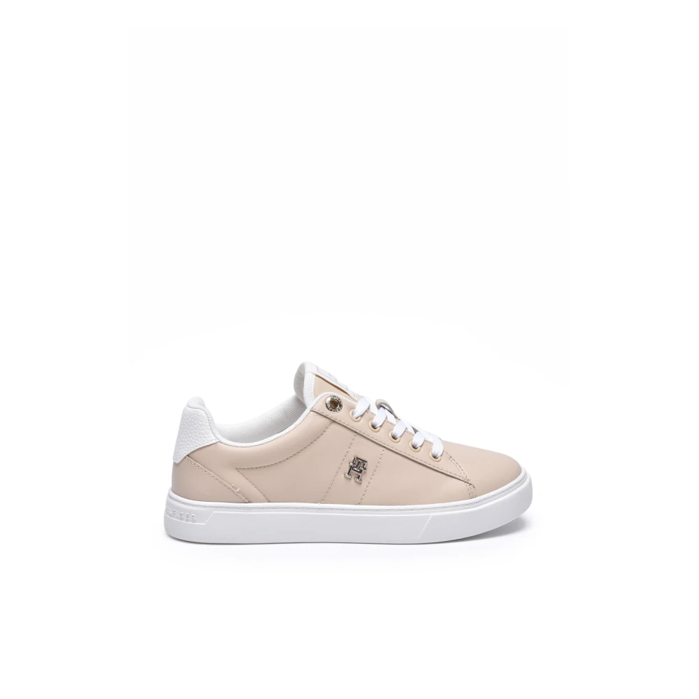 Tommy Hilfiger Essential Elevated Court Dames Schoenen Beige