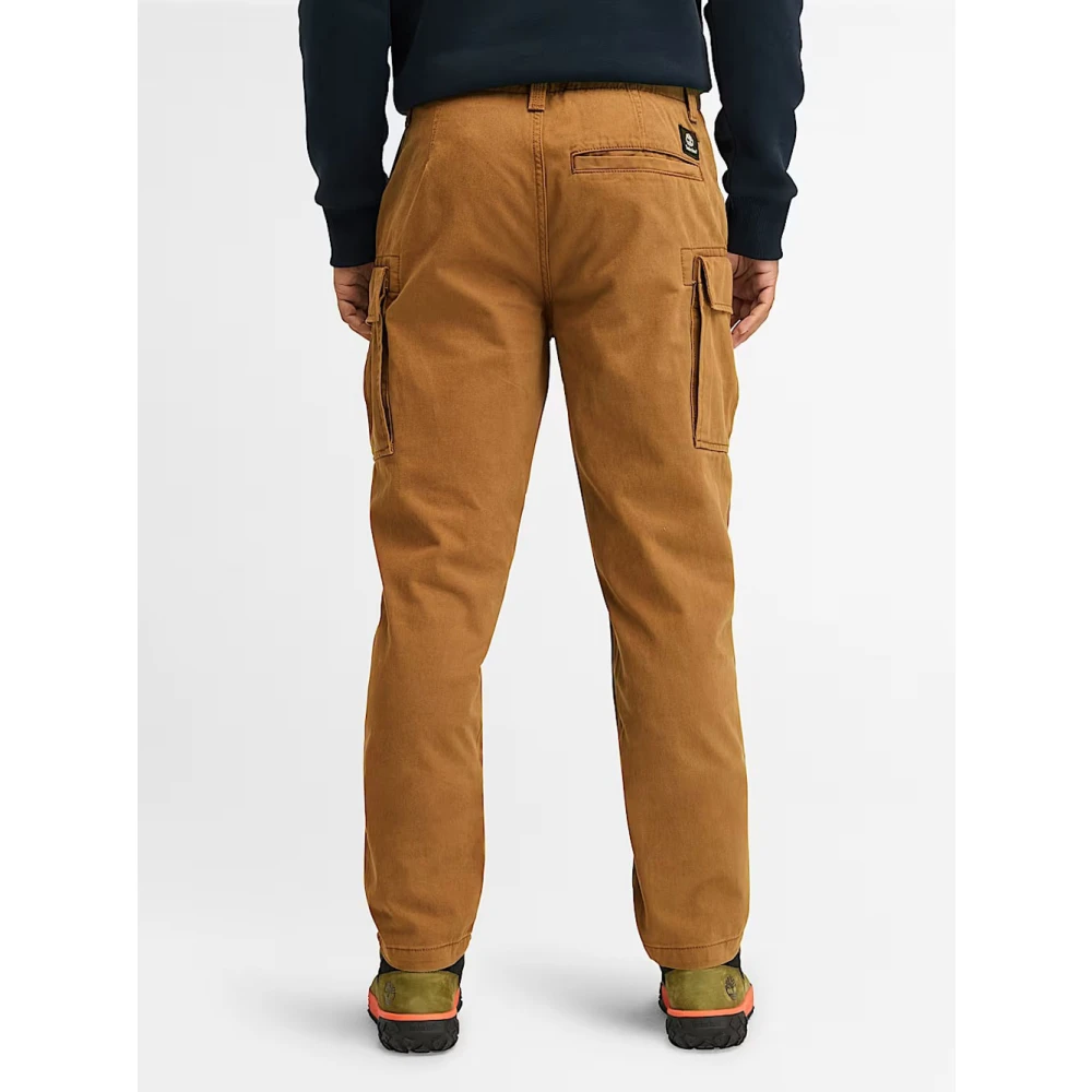 Timberland Cargo Broek Donker Tarwe Katoen Beige Heren