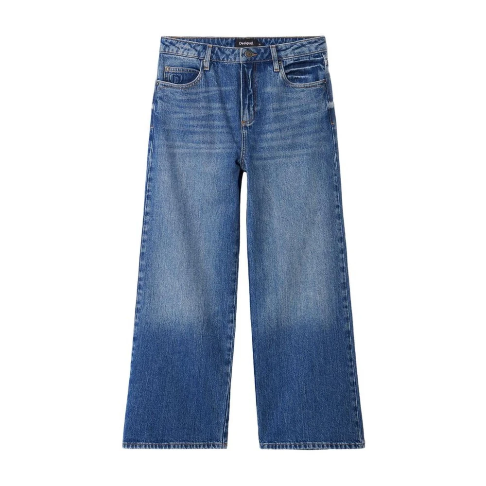 Desigual Katoenen Jeans & Pant met Elastaan Blue Dames