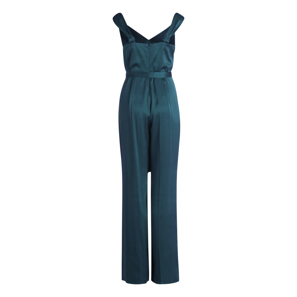 Vera Mont Bloemen mouwloze jumpsuit Green Dames