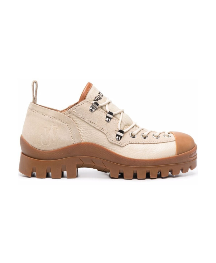 bottines-a-lacets-en-cuir-beige