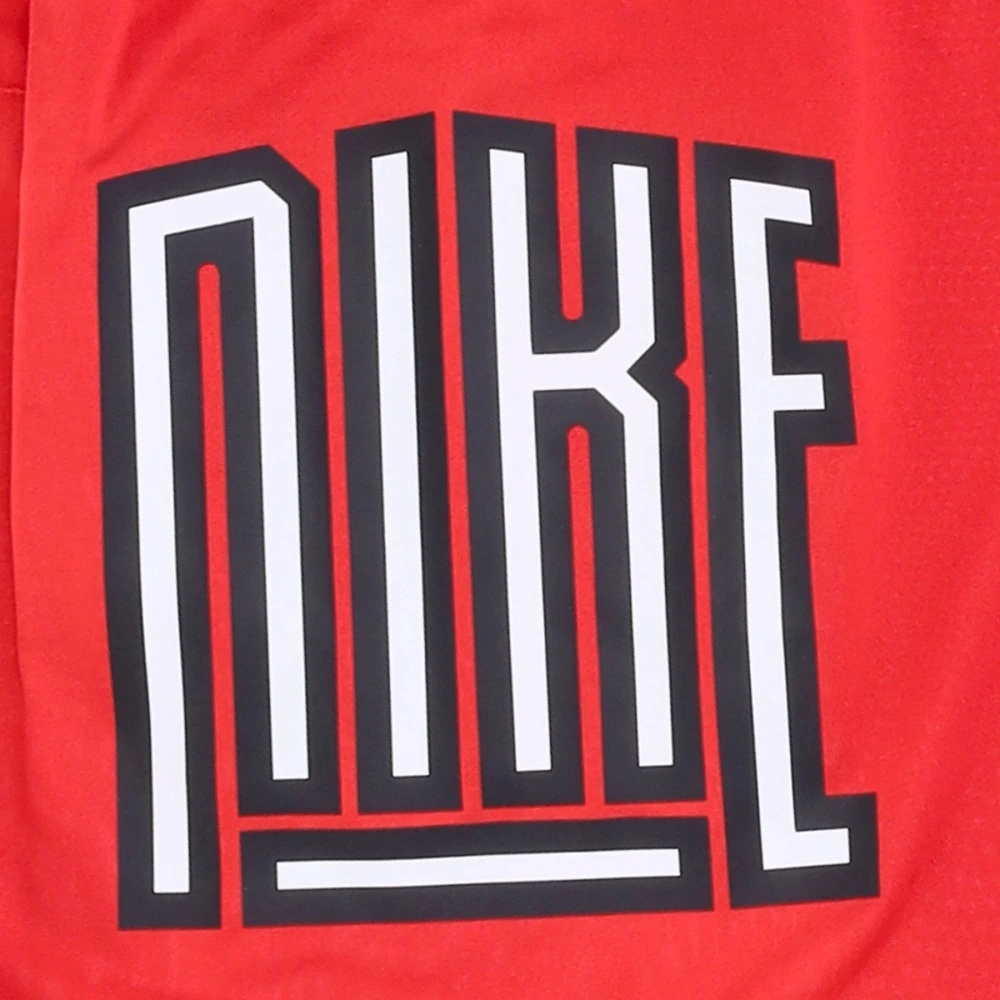 Nike Basketbalshorts Asym Str5 Rood Zwart Red Heren