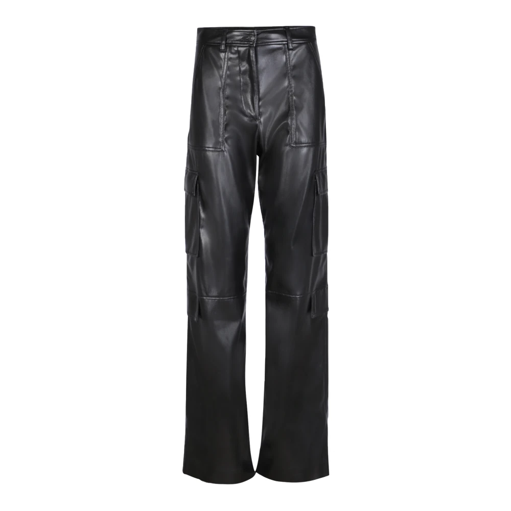 Trousers > Leather Trousers - - Msgm - Modalova