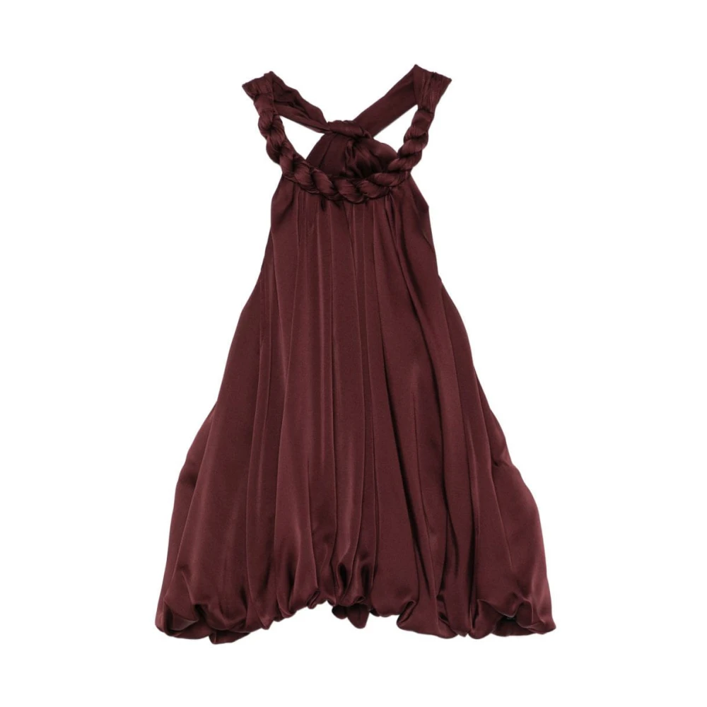 Zimmermann Women's Red Luna Billow Halter Top - Party Dresses - M - Dresses