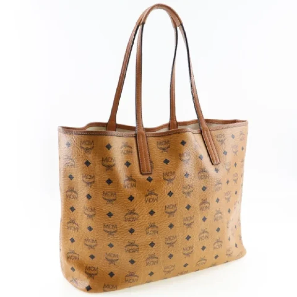 MCM Pre-owned Fabric totes Brown Dames