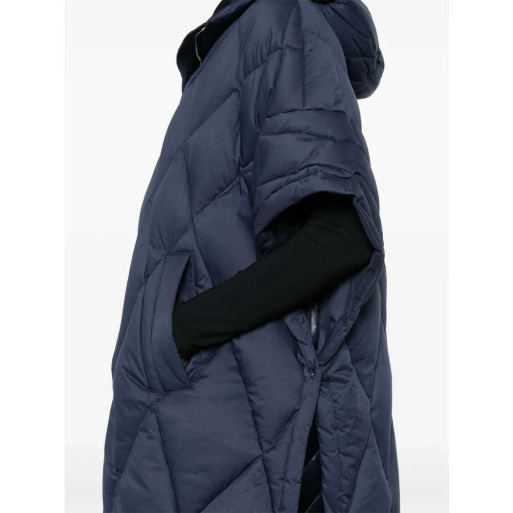add Diamantgestikt Waterdichte Jas Blue Dames