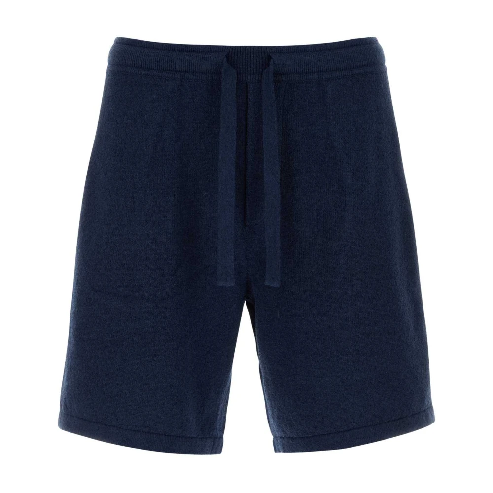 Dolce & Gabbana Men's Blue Smooth Knit Shorts - Casual Shorts - Xl - Shorts