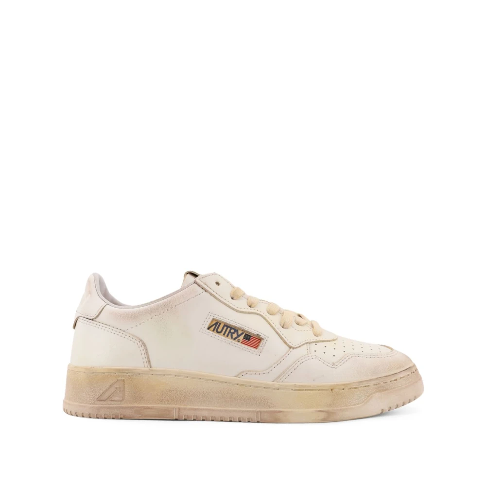 Autry Sup Vint Low Heren Schoenen Wit
