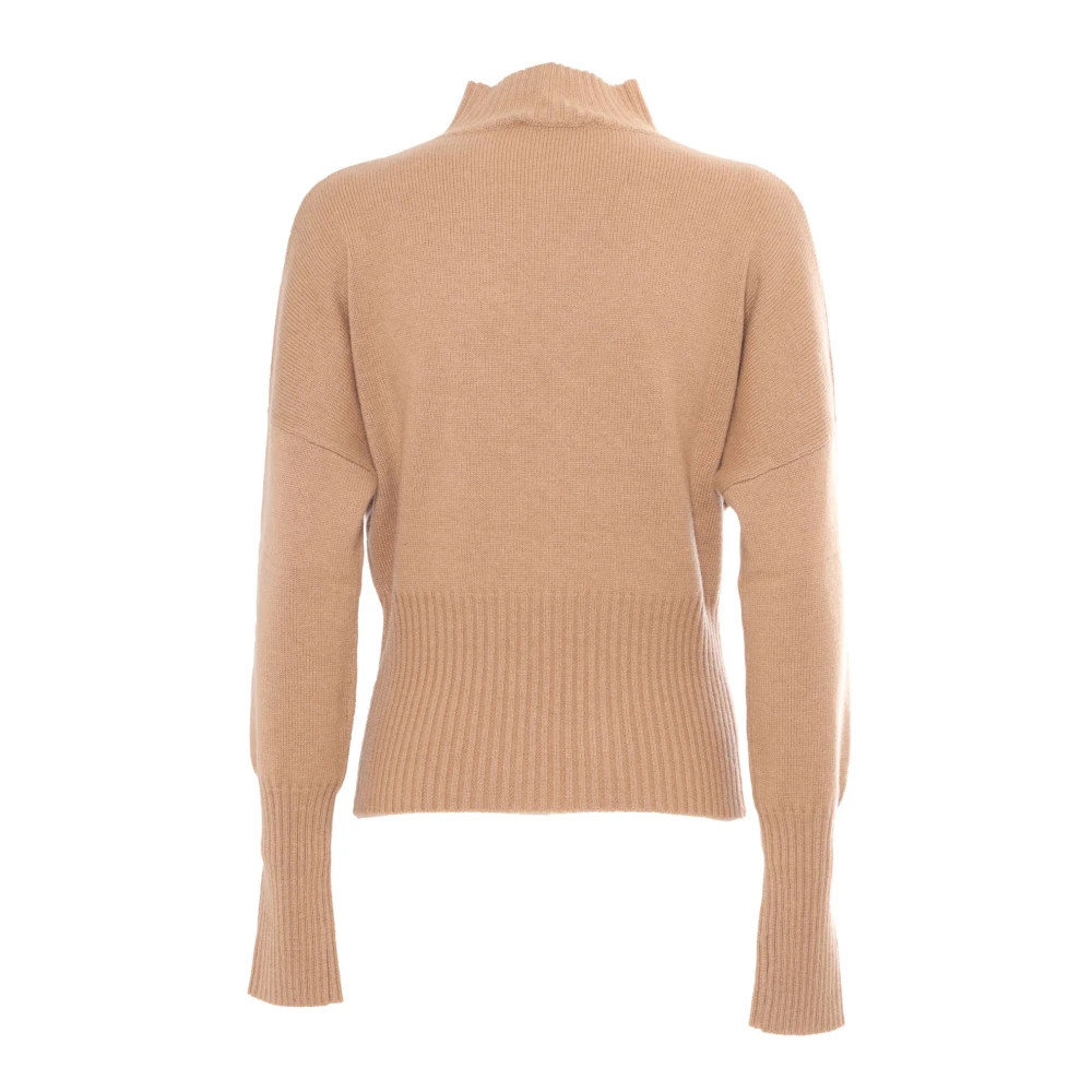 Max Mara Studio Diamantpatroon Kasjmiertrui Brown Dames