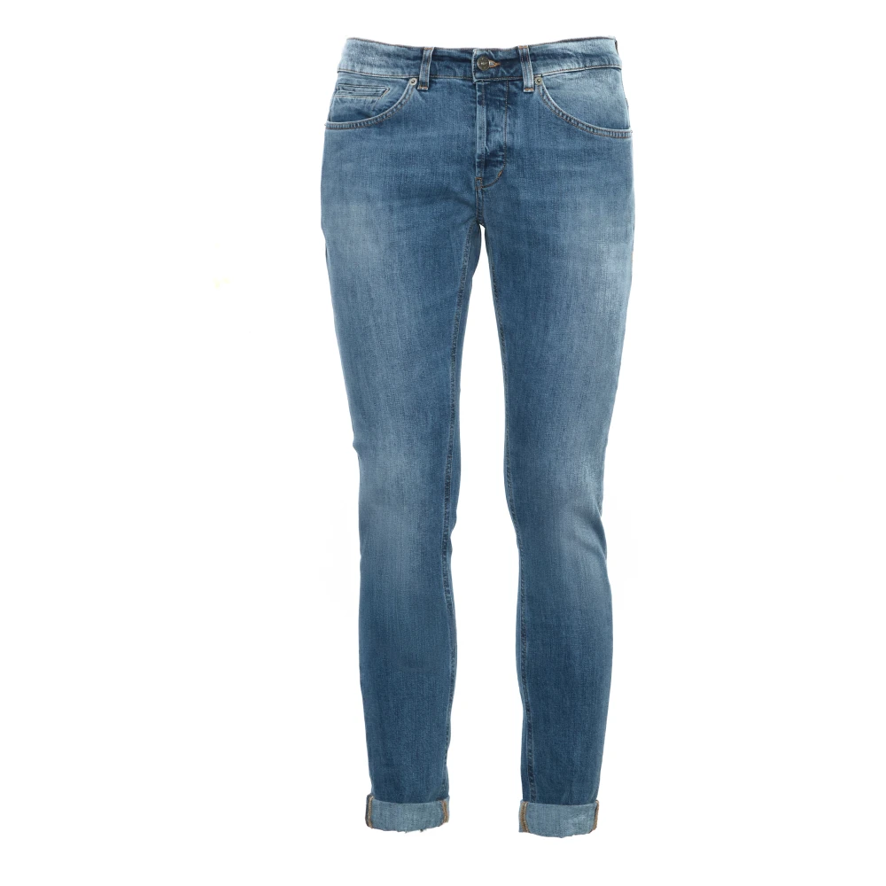 Dondup Blauwe Skinny Stretch Denim Jeans Blue Heren