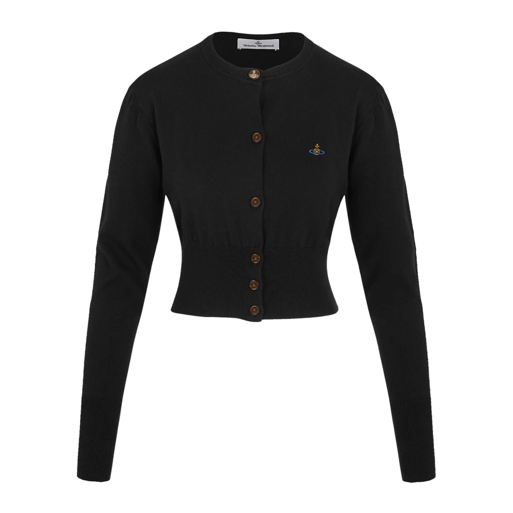 Vivienne Westwood Women's Black Bea Cardigan - Cardigans - S - Knitwear