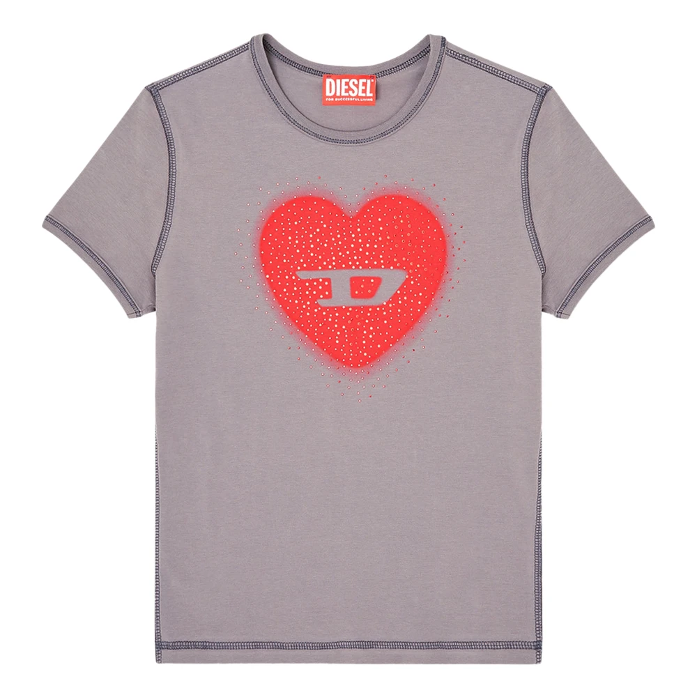 Diesel Donna Grigio Top, L, New,