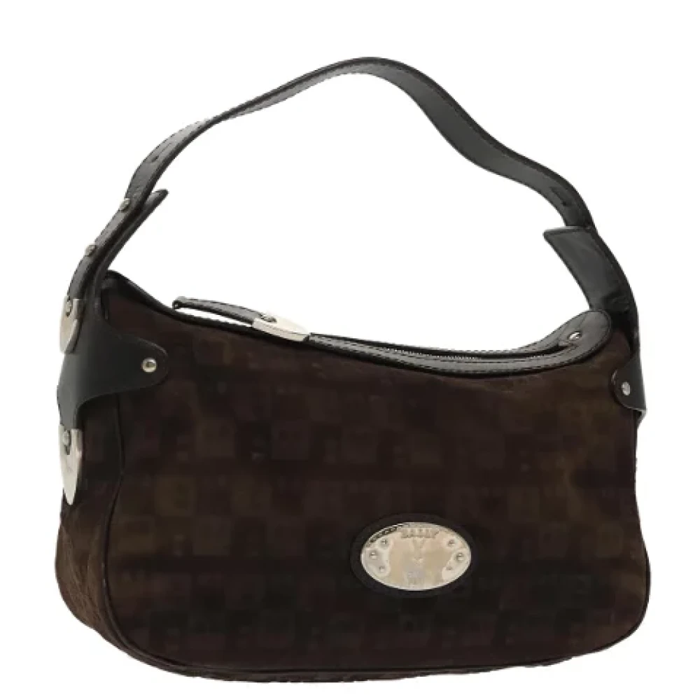 Bally Pre-owned Suede shoulder-bags Brown Dames