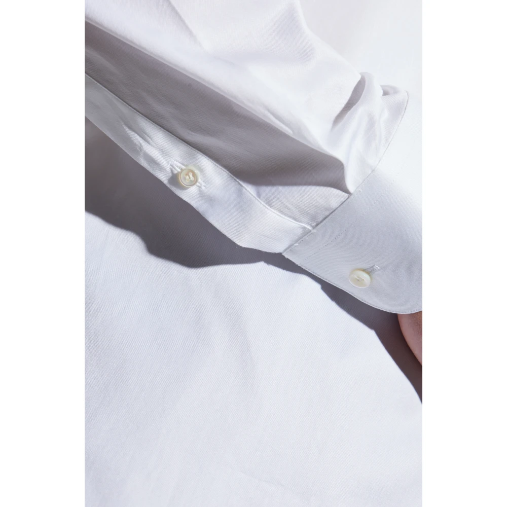 Giorgio Armani Klassiek overhemd White Heren