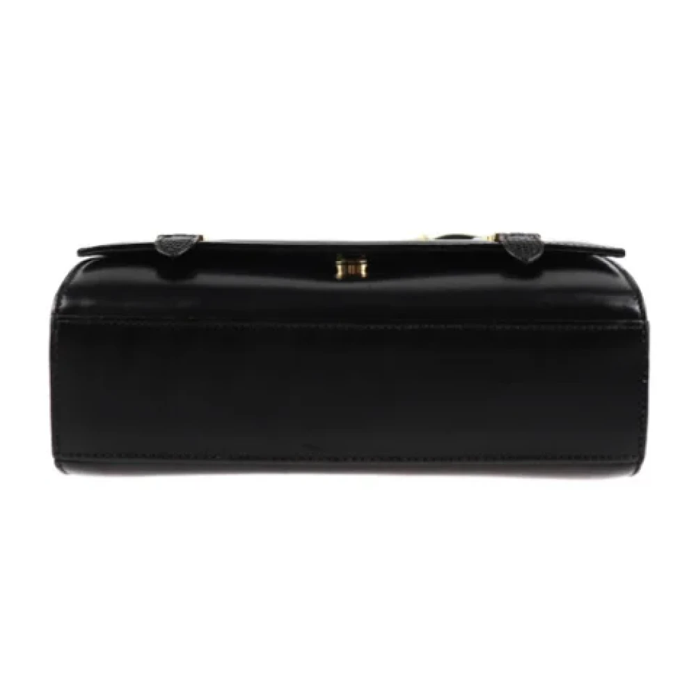 Salvatore Ferragamo Pre-owned Fabric shoulder-bags Black Dames