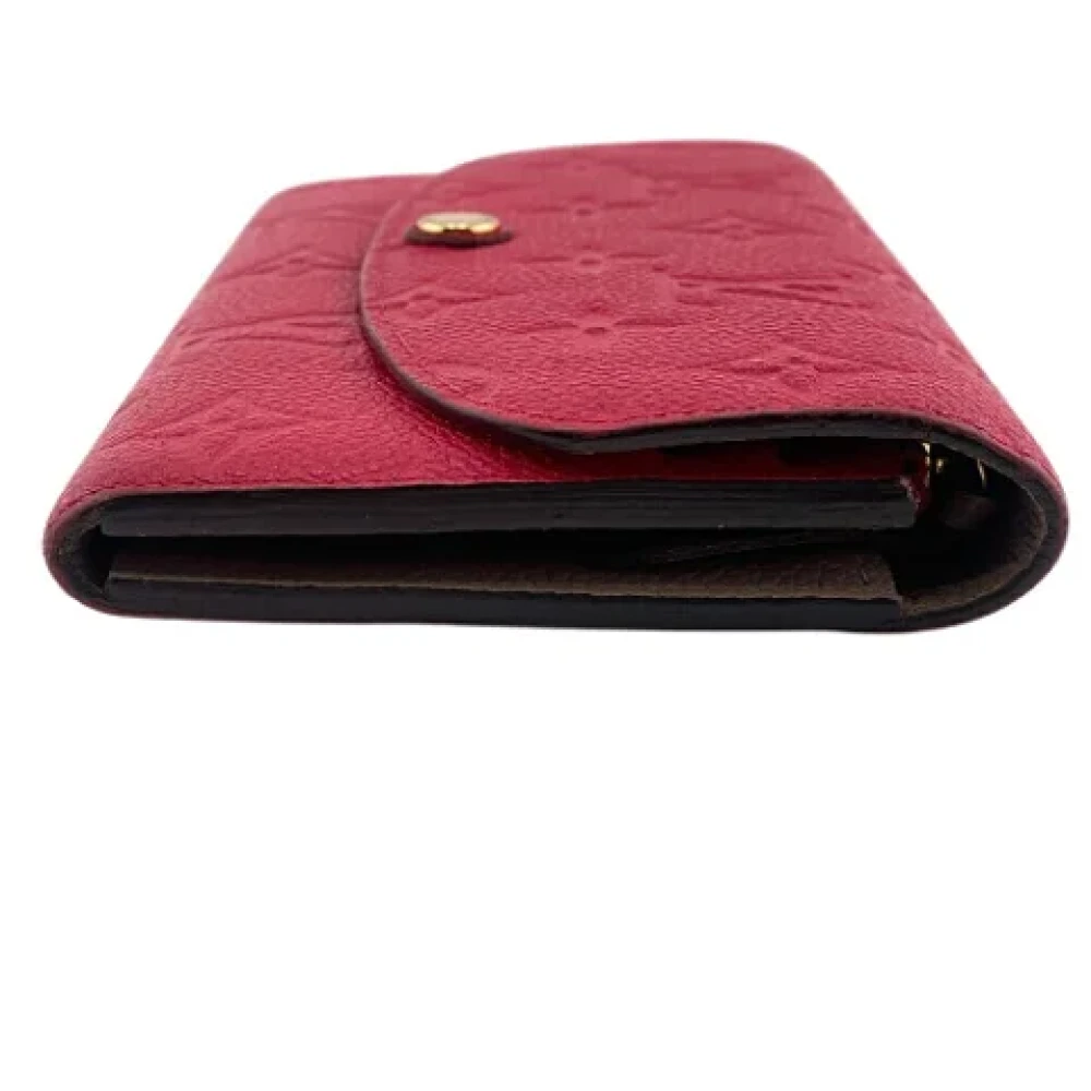 Louis Vuitton Vintage Pre-owned Leather wallets Pink Dames