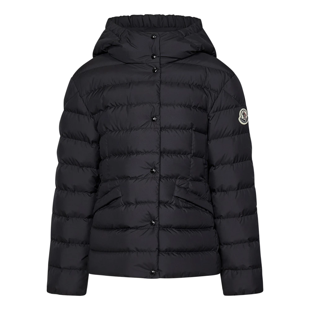 Moncler Barn Svart Quiltad Jacka Black, Flicka