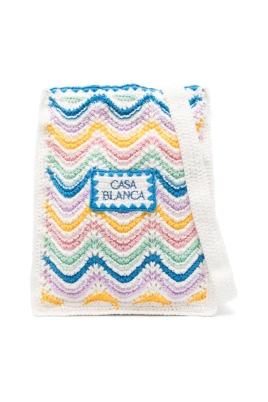 Gradient Wave Crochet Crossbody Bag