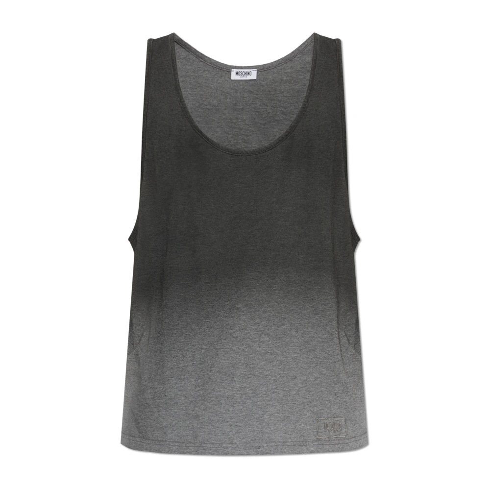Moschino Homme Gris Tops, Taille: 2XL T-Shirt Sans Manches