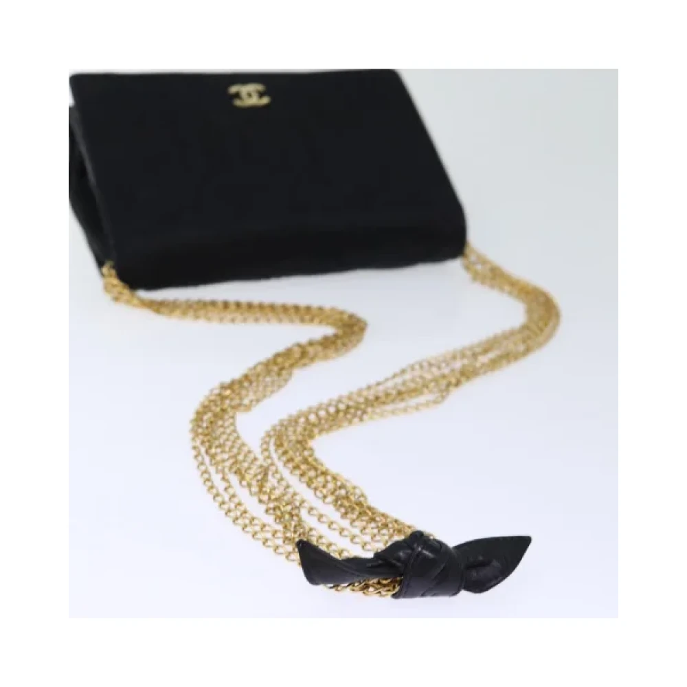 Chanel Vintage Pre-owned Silk chanel-bags Black Dames