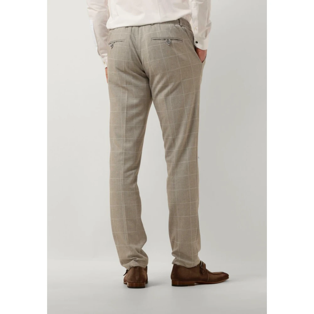 Zuitable Heren Zandkleurige Pantalon Beige Heren