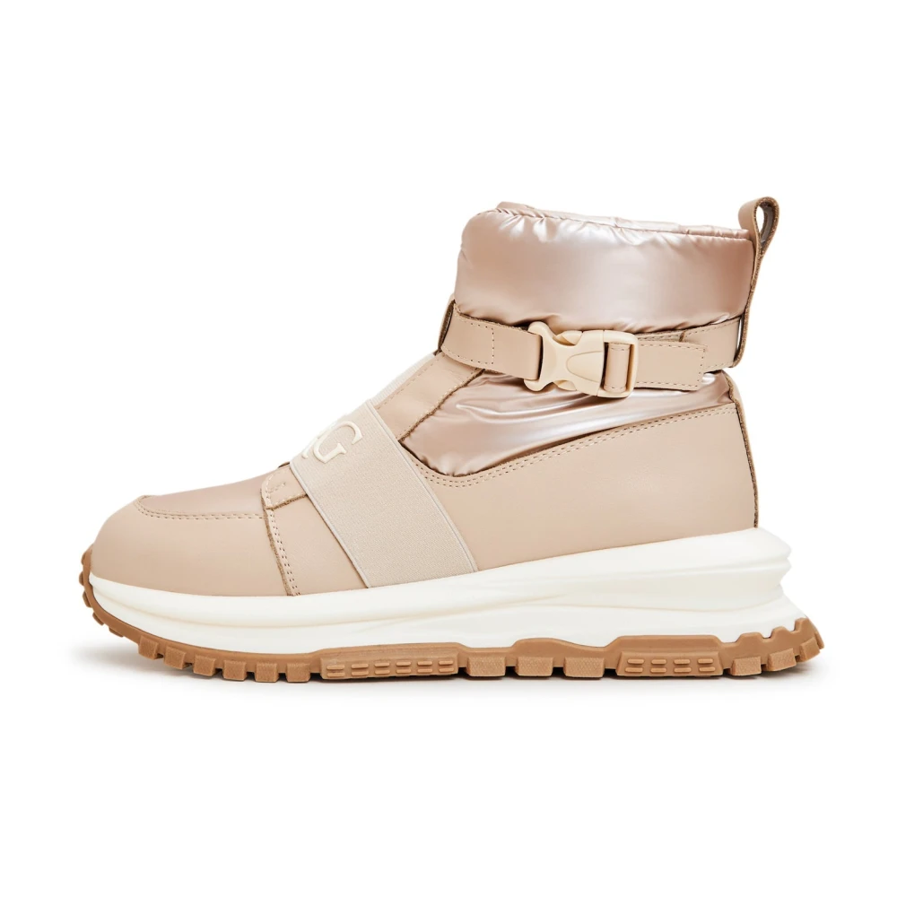 Cesare Gaspari Vinter Ankel Sneaker Boots - Beige Beige, Dam