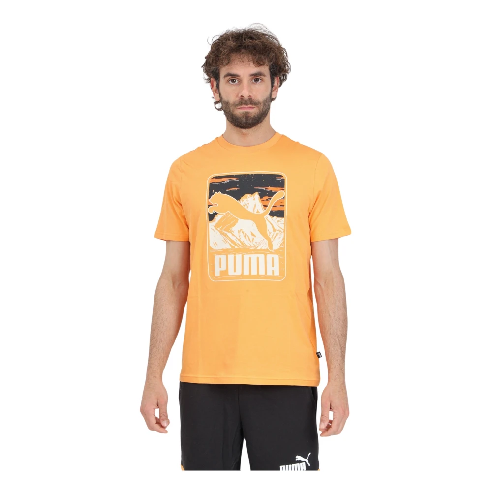 Puma T-Shirts Orange Heren