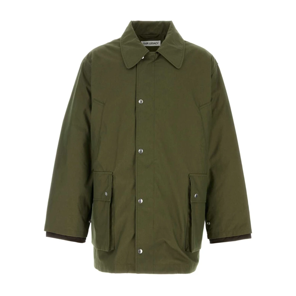 Our Legacy Men's Green Hunter Jacket - Light Jackets - M - Jackets