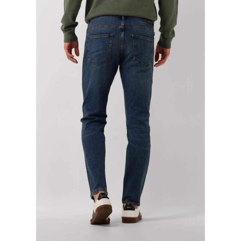 Boss Orange Slim Fit Blauwe Jeans Delaware Bo Blue Heren