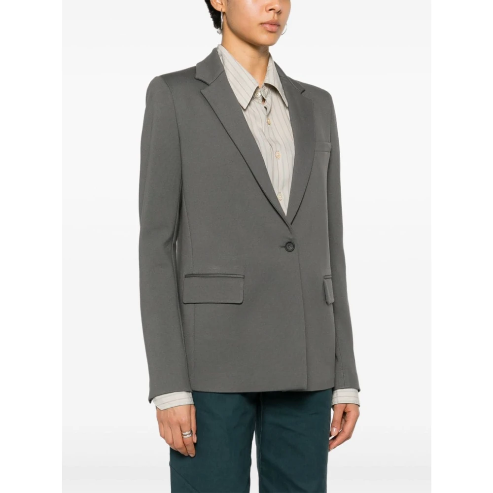 Fabiana Filippi Stijlvolle Jas voor Vrouwen Gray Dames