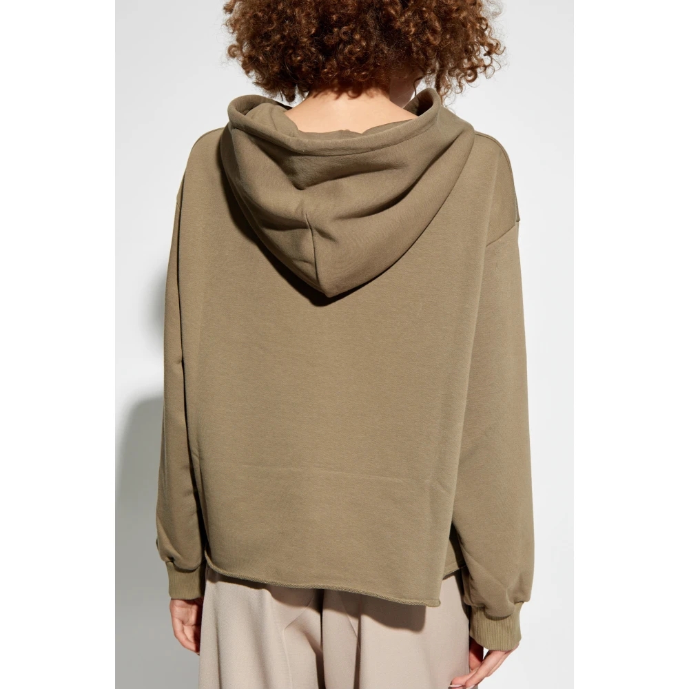 MM6 Maison Margiela Sweatshirt met logo Brown Dames