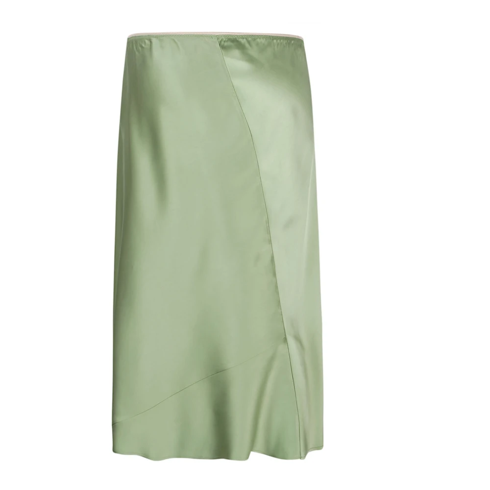 N21 Groene Viscose Rok Gemaakt in Italië Green Dames