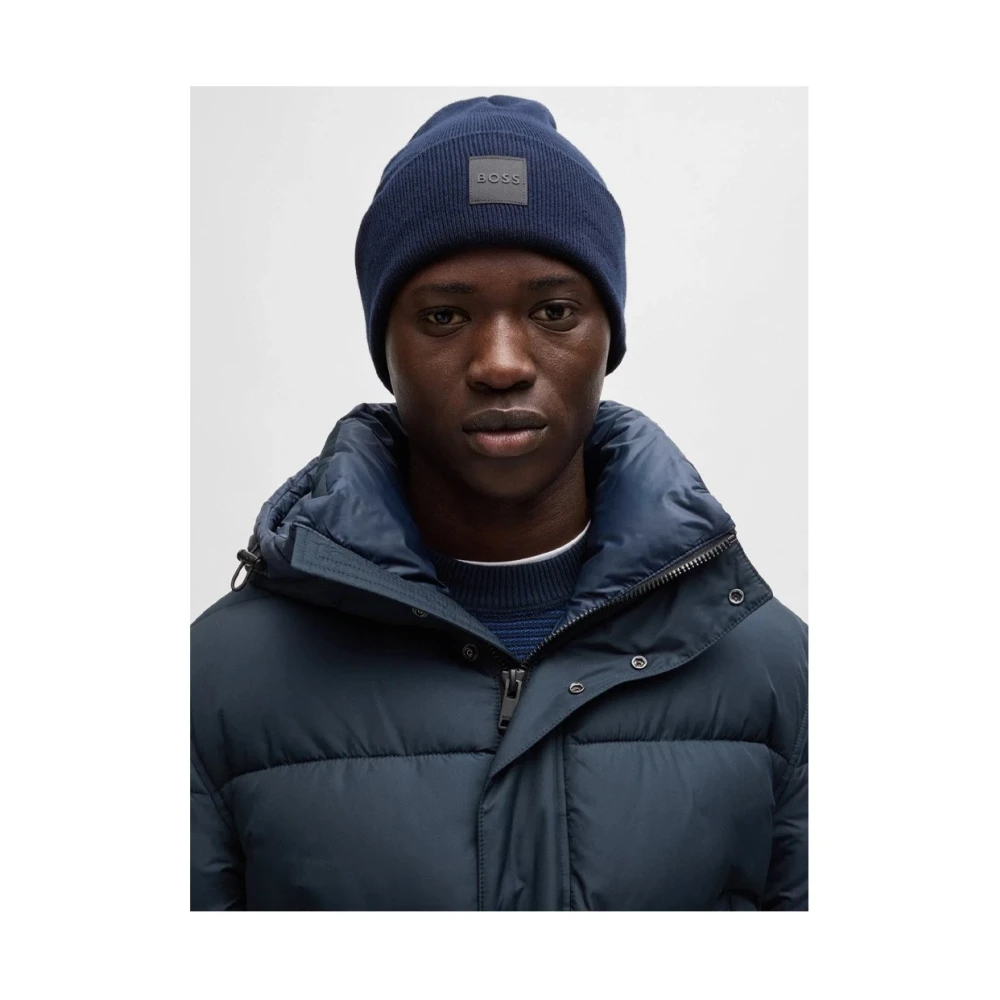 Hugo Boss Stijlvolle Jas voor Mannen Blue Heren