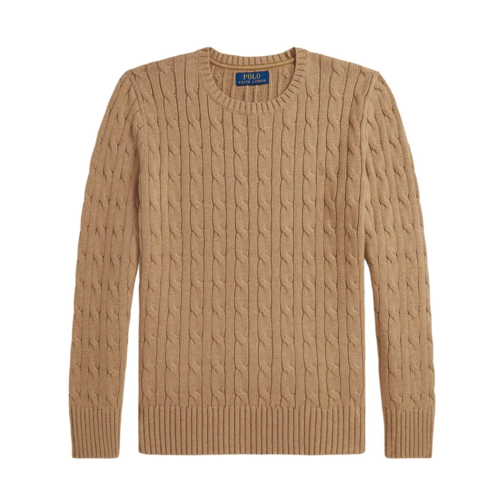 Polo Ralph Lauren Boys Beige Kids Knitwear, S, Kids Cable Knit Jumper