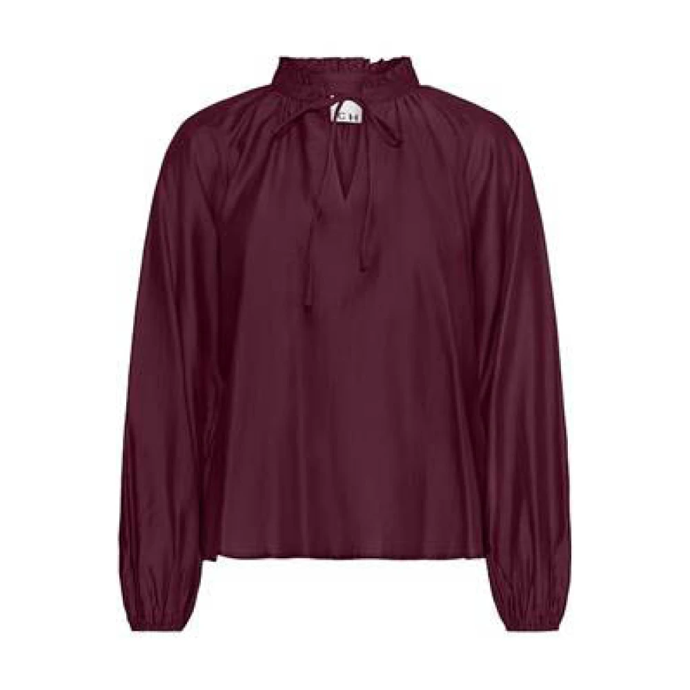 Ichi Port Royale Blouse voor Vrouwen Red Dames