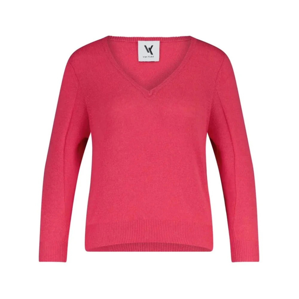 Van Kukil V-neck Knitwear Pink Dames