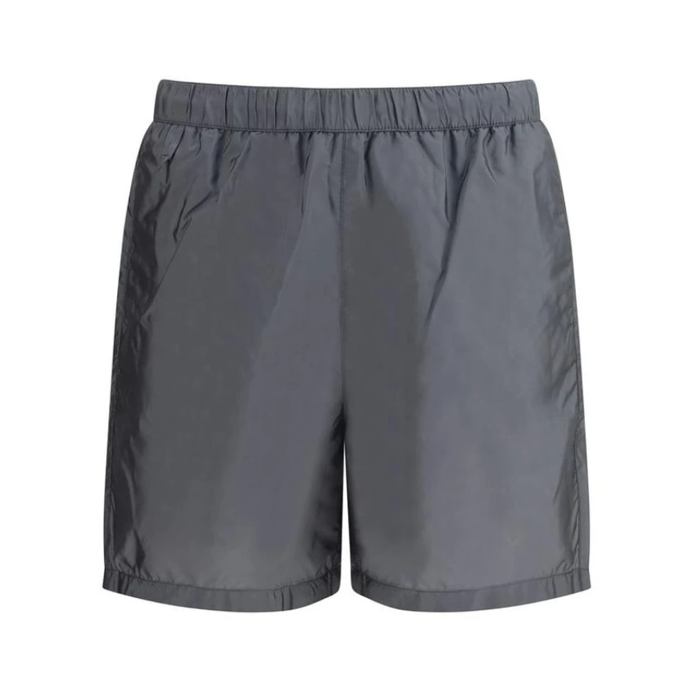 Prada Men's Gray Polyamide Short And Mini Shorts
