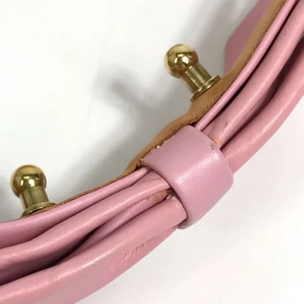 Louis Vuitton Vintage Pre-owned Leather belts Pink Dames