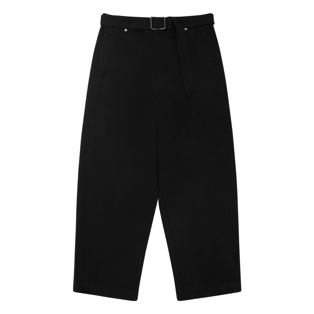 Entire Studios Vrouw Zwart Pm Wide-Leg Broeken