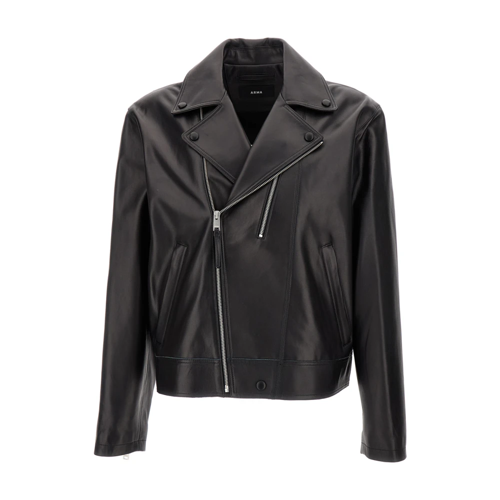 Arma Leather Jackets Black Heren